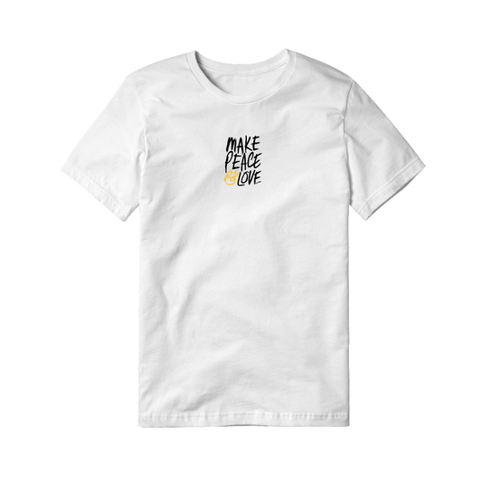 Make Peace & Love | White T-Shirt