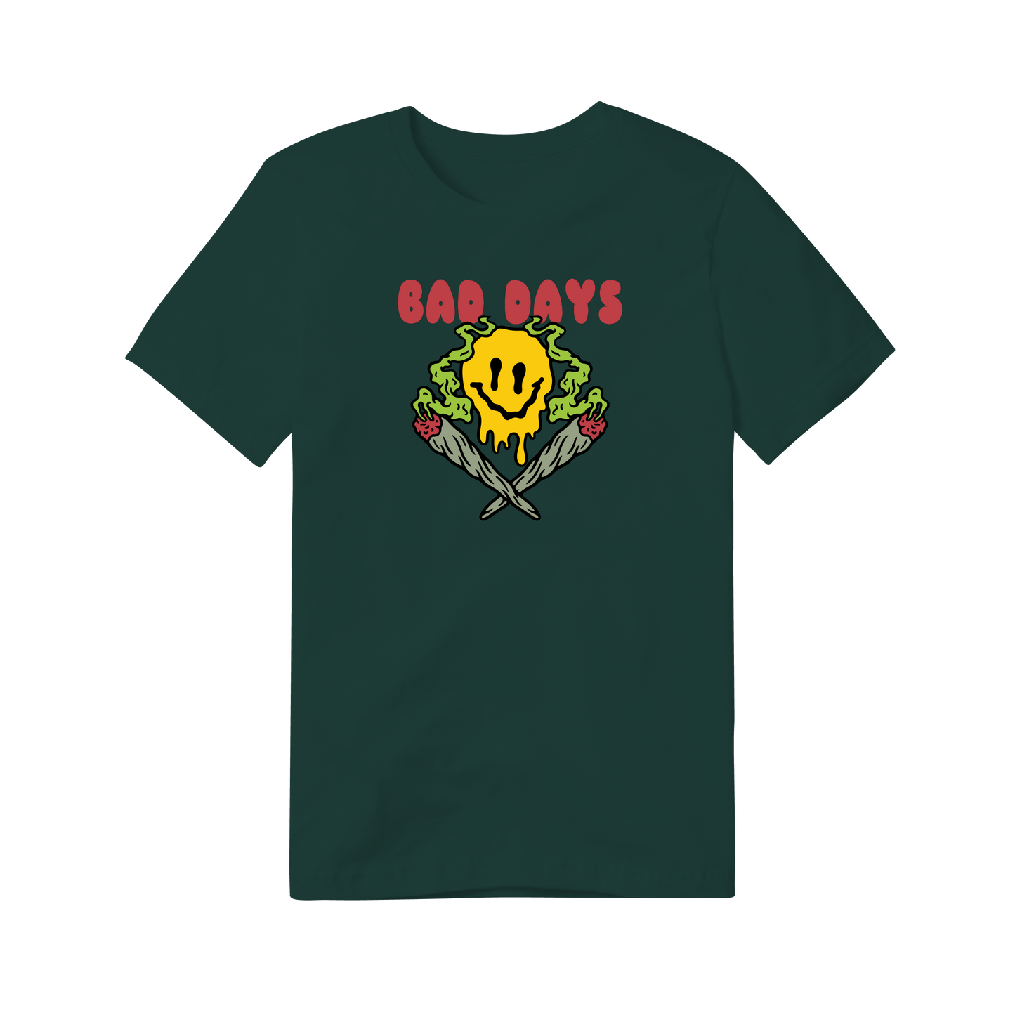Bad Days | Forest Green | T-Shirt