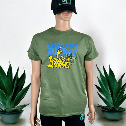 "Pineapple Express T-Shirt with vibrant pineapple print, 100% combed ringspun cotton, $7.88 T-Shirt Club"