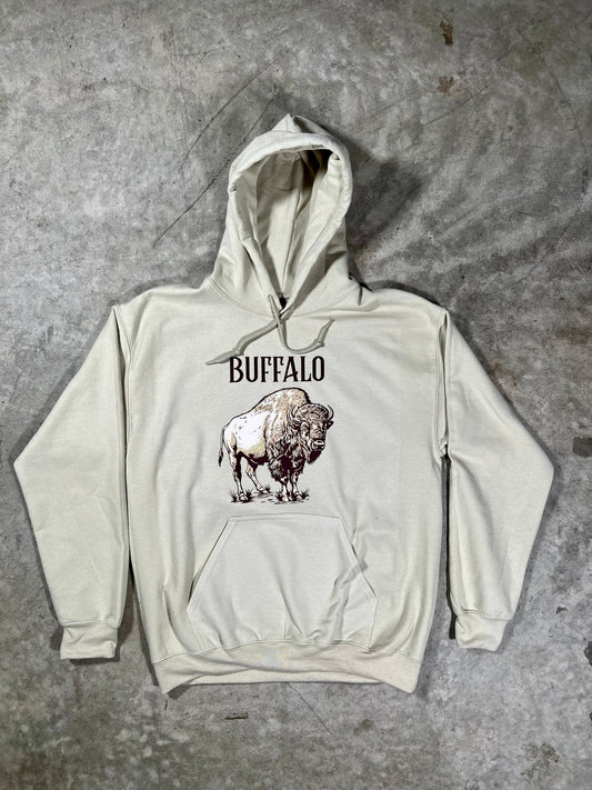 "Buffalo Hoodie - Heavy Blend™ Cotton Polyester Blend, Comfortable and Stylish, Perfect for Buffalo, New York Enthusiasts"