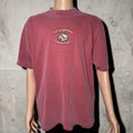 STAY WARM Embroidered T-Shirt – Clay Red